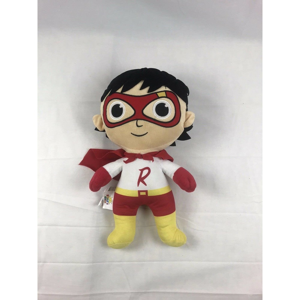 18" Ryan's World Plush Pillow Buddy Red‎ Titan Boy Super Hero Stuffed Toy Gift